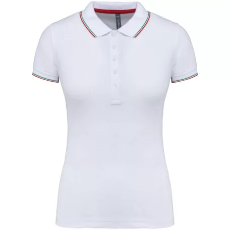 Kariban KA251 női rövid ujjú galléros pamut póló