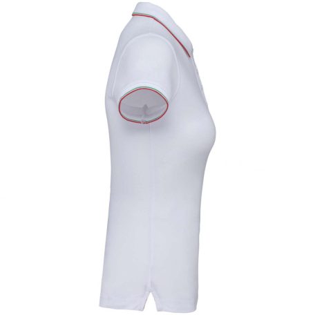 Kariban KA251 női rövid ujjú galléros pamut póló