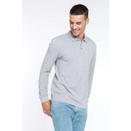 Kariban KA256 férfi hosszú ujjú piké galléros póló