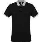 Kariban KA258 férfi kontrasztos piké galléros póló