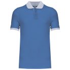 Kariban KA258 férfi kontrasztos piké galléros póló