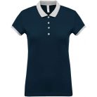 Kariban KA259 női kontrasztos piké galléros póló