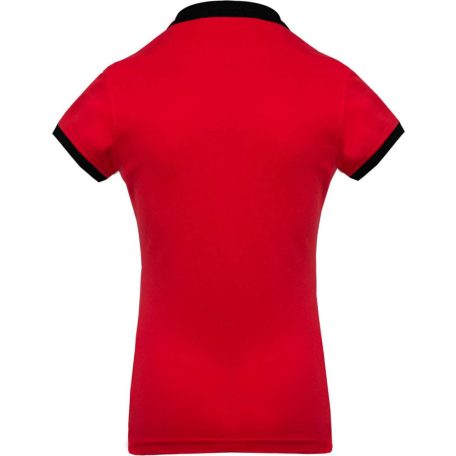 Kariban KA259 női kontrasztos piké galléros póló