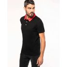 Kariban KA260 férfi kontrasztos jersey galléros póló