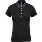 Kariban KA261 női kontrasztos jersey galléros póló