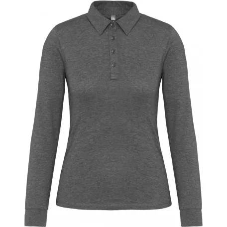 Kariban KA265 női hosszú ujjú jersey galléros póló