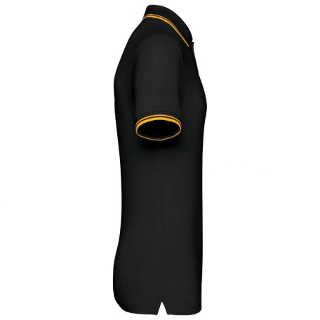 Kariban KA272 férfi rövid ujjú galléros póló két csíkkal az ujján