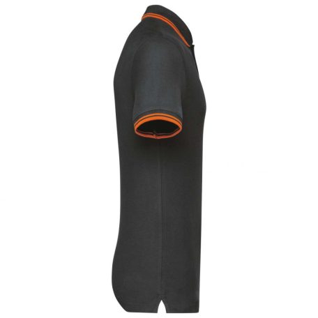 Kariban KA272 férfi rövid ujjú galléros póló két csíkkal az ujján