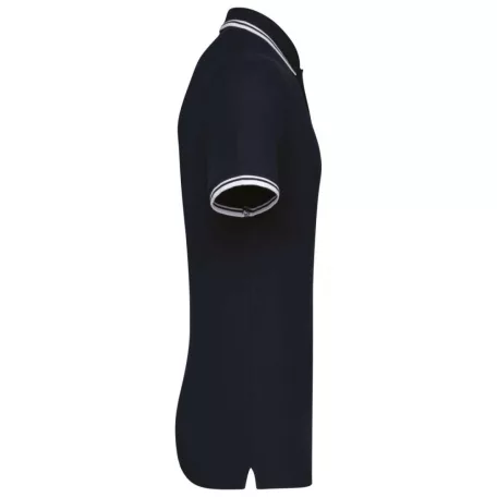 Kariban KA272 férfi rövid ujjú galléros póló két csíkkal az ujján