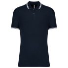 Kariban KA272 férfi rövid ujjú galléros póló két csíkkal az ujján