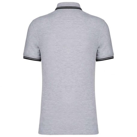 Kariban KA272 férfi rövid ujjú galléros póló két csíkkal az ujján