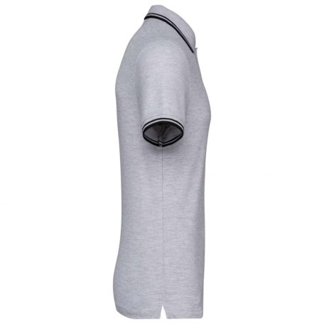 Kariban KA272 férfi rövid ujjú galléros póló két csíkkal az ujján