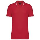 Kariban KA272 férfi rövid ujjú galléros póló két csíkkal az ujján