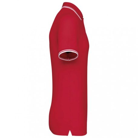 Kariban KA272 férfi rövid ujjú galléros póló két csíkkal az ujján