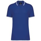 Kariban KA272 férfi rövid ujjú galléros póló két csíkkal az ujján