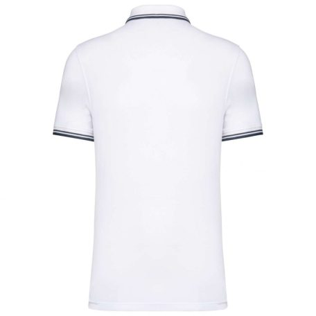 Kariban KA272 férfi rövid ujjú galléros póló két csíkkal az ujján