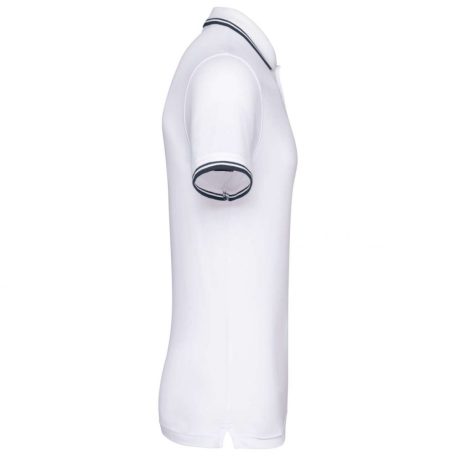 Kariban KA272 férfi rövid ujjú galléros póló két csíkkal az ujján