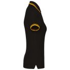 Kariban KA273 női rövid ujjú galléros póló két csíkkal az ujján