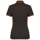 Kariban KA273 női rövid ujjú galléros póló két csíkkal az ujján