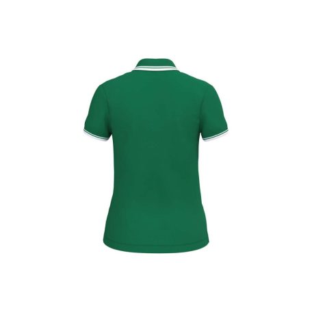 Kariban KA273 női rövid ujjú galléros póló két csíkkal az ujján