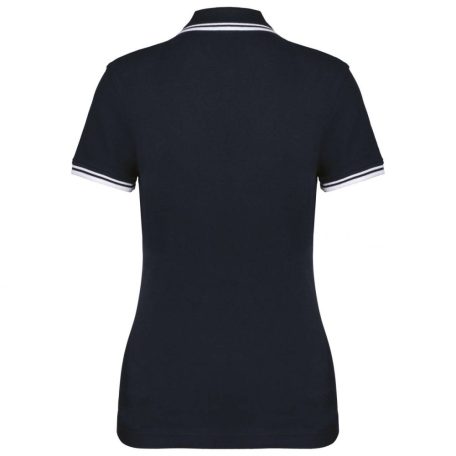 Kariban KA273 női rövid ujjú galléros póló két csíkkal az ujján