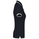 Kariban KA273 női rövid ujjú galléros póló két csíkkal az ujján