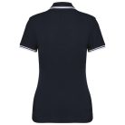 Kariban KA273 női rövid ujjú galléros póló két csíkkal az ujján