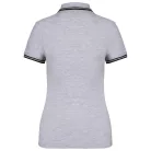 Kariban KA273 női rövid ujjú galléros póló két csíkkal az ujján