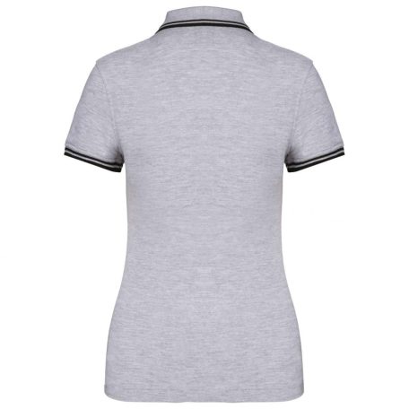 Kariban KA273 női rövid ujjú galléros póló két csíkkal az ujján