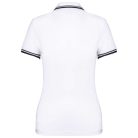 Kariban KA273 női rövid ujjú galléros póló két csíkkal az ujján