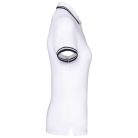 Kariban KA273 női rövid ujjú galléros póló két csíkkal az ujján