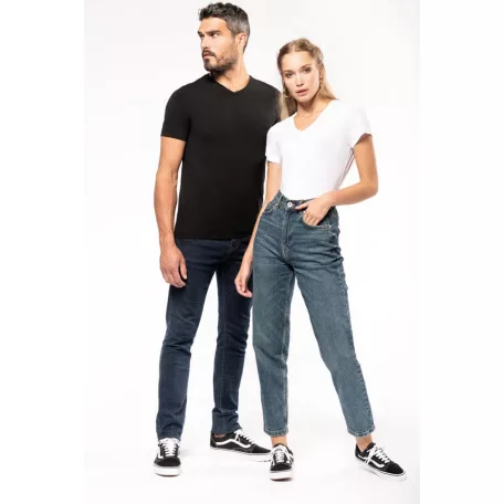 Kariban KA3014 férfi V-nyakú pamut/elasztán póló