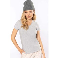 Kariban KA3015 női V-nyakú pamut/elasztán póló