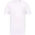 KA398 MEN'S SHORT-SLEEVED ORGANIC T-SHIRT WITH RAW EDGE NECKLINE