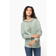   Kariban KA4008 unisex cipzáras pulóver kapucnival organikus pamutból