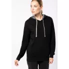 Kariban KA4013 kontraszt kapucnis pulóver