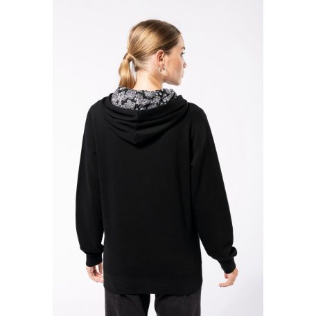 Kariban KA4013 kontraszt kapucnis pulóver