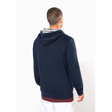 Kariban KA4013 kontraszt kapucnis pulóver