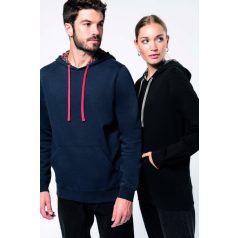 Kariban KA4013 kontraszt kapucnis pulóver