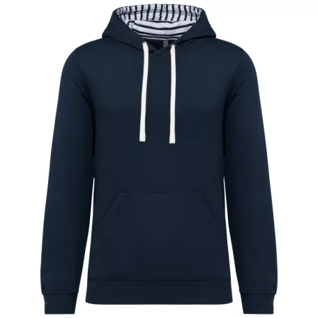 Kariban KA4013 kontraszt kapucnis pulóver