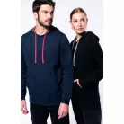 Kariban KA4013 kontraszt kapucnis pulóver