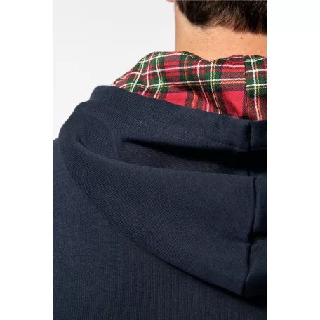 Kariban KA4013 kontraszt kapucnis pulóver