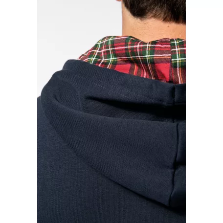 Kariban KA4013 kontraszt kapucnis pulóver