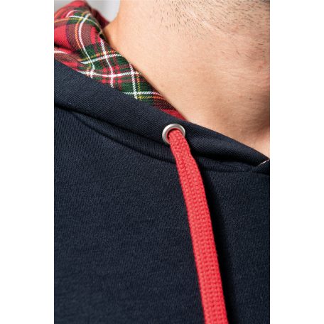 Kariban KA4013 kontraszt kapucnis pulóver