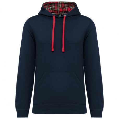 Kariban KA4013 kontraszt kapucnis pulóver