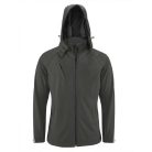 KA413 MEN'S DETACHABLE HOODED SOFTSHELL JACKET