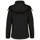 KA414 LADIES' DETACHABLE HOODED SOFTSHELL JACKET