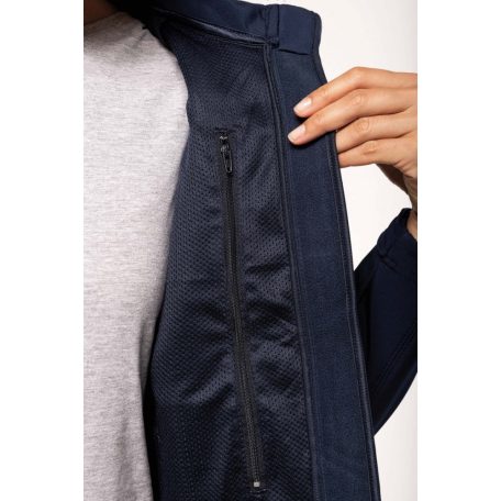 KA414 LADIES' DETACHABLE HOODED SOFTSHELL JACKET