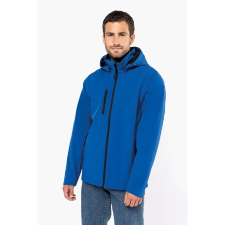 Kariban KA422 UNISEX 3-LAYER SOFTSHELL HOODED JACKET WITH REMOVABLE SLEEVES 2XL