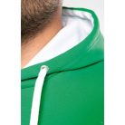 Kariban KA446 férfi pulóver kontrasztos kapucnival